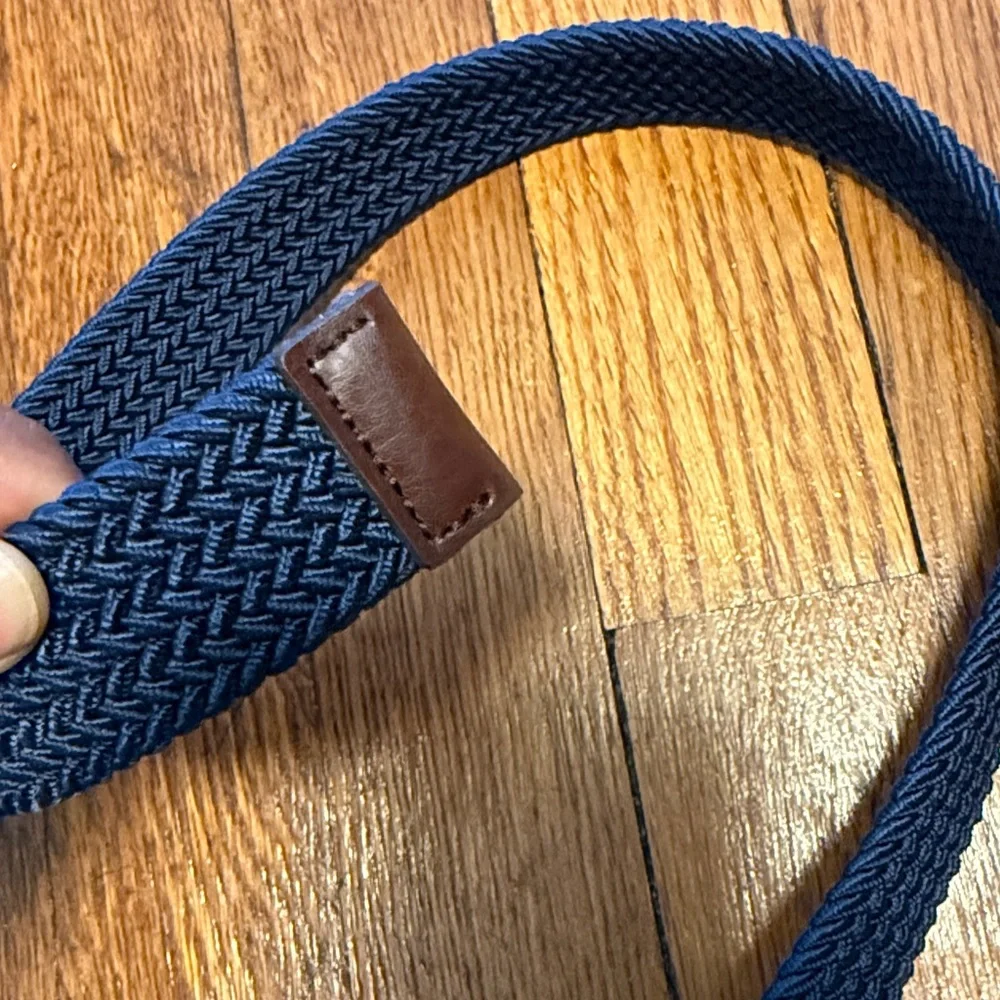 Target Boys Navy Blue Braided Belt Size M